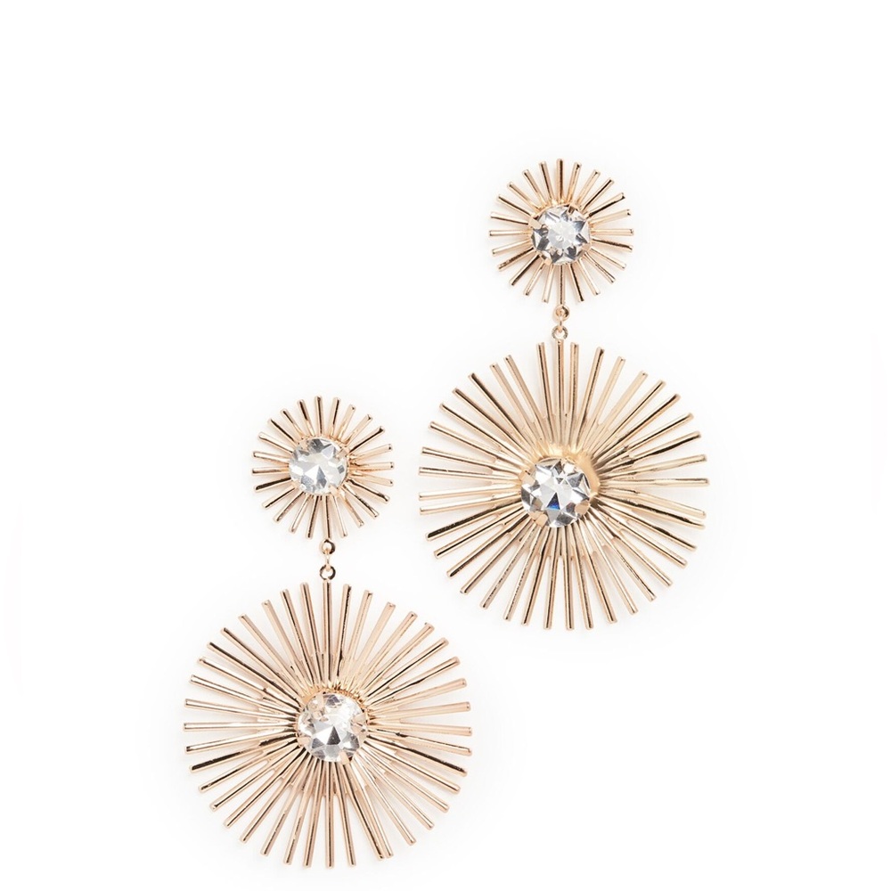 SHASHI “Gatsby” Statement Earrings in Gold
